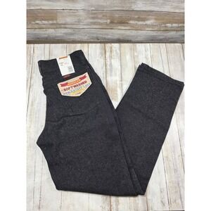 Rustler Boys Black Straight Leg Jeans Size 16 Regular Softwashed Cotton NOS